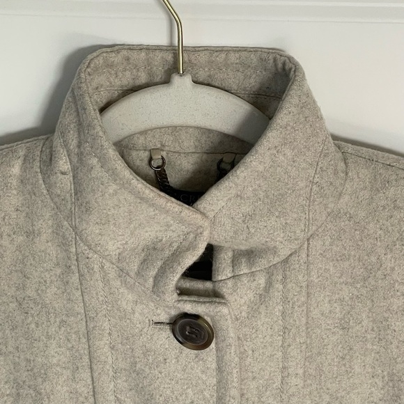 J. Crew lady day coat Wool Blend Button Front Skirted Dress Coat 47163 - Picture 14 of 15